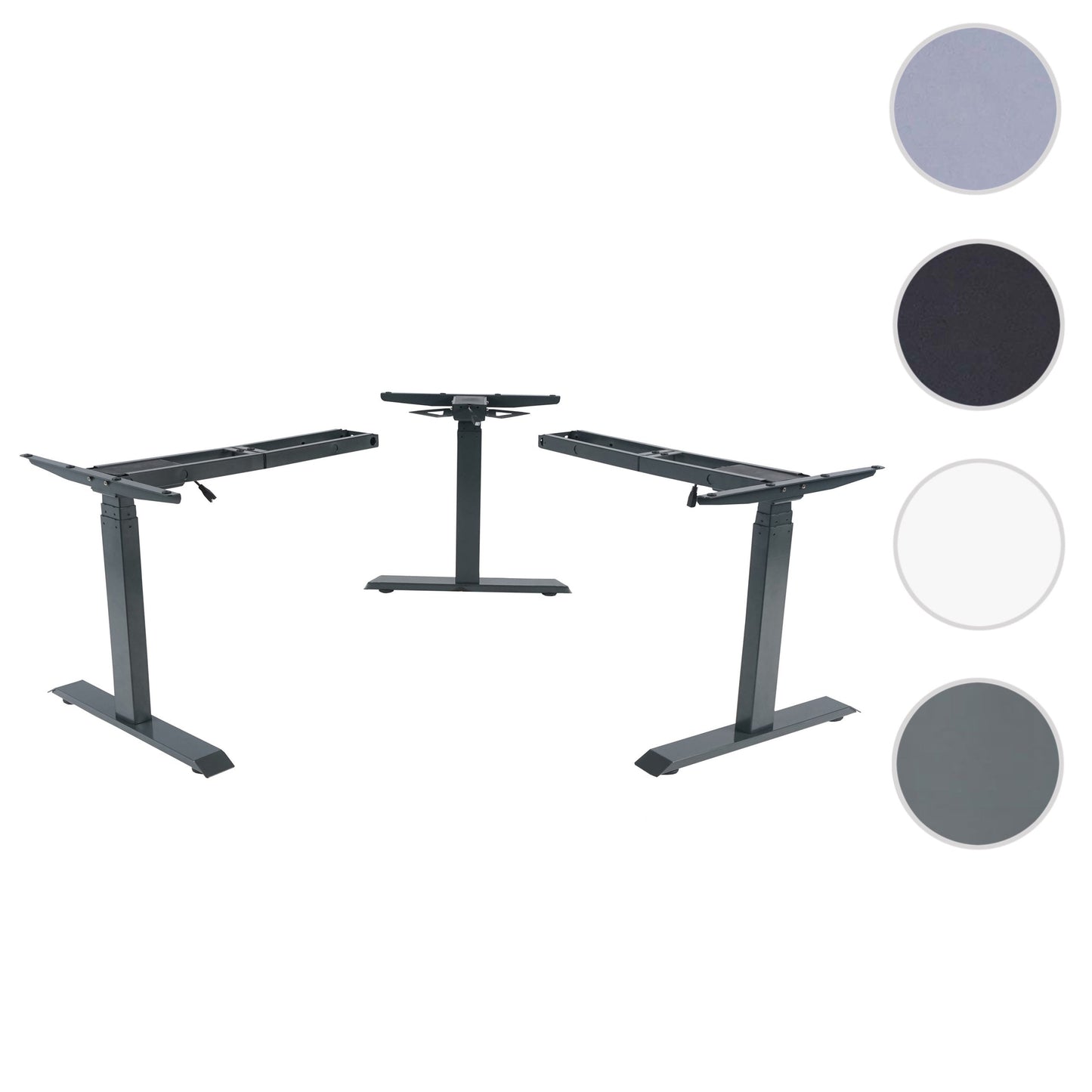 Cosmo Casa - Onderstel - Elektrisch verstelbaar - Metaal - Antracietgrijs - 47 kg