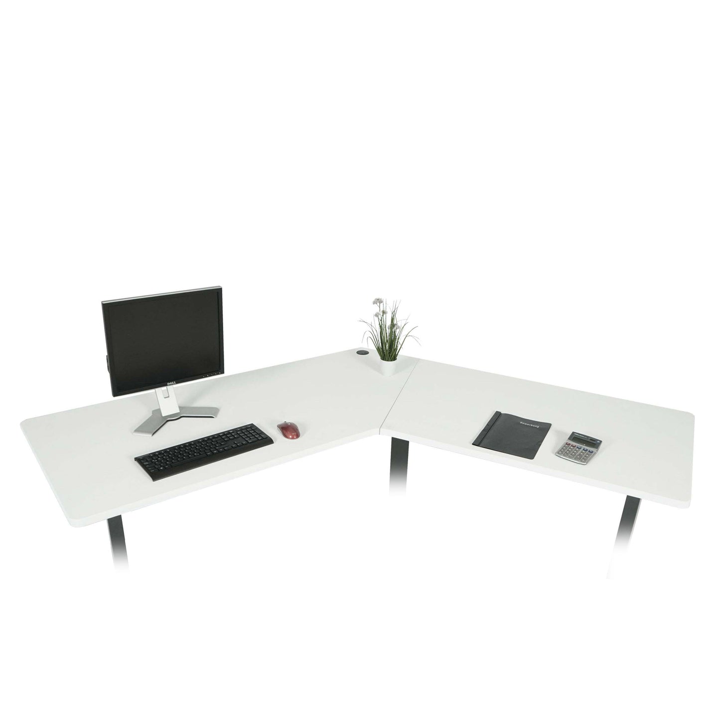 Cosmo Casa - Tafelblad Hoekbureau - Standaard - MDF - Wit - 120 cm