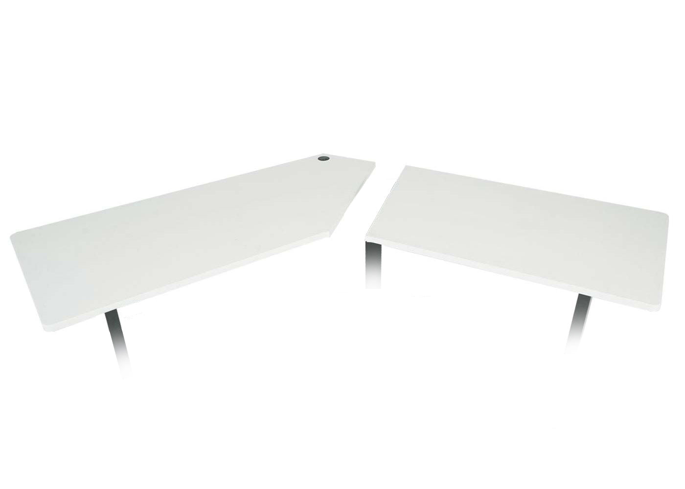 Cosmo Casa - Tafelblad Hoekbureau - Standaard - MDF - Wit - 120 cm