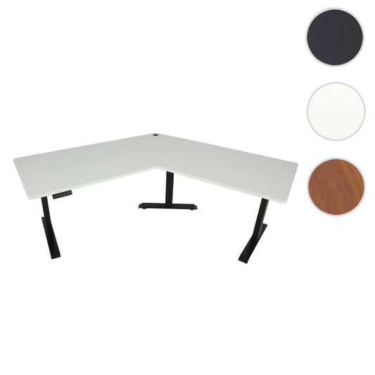 Cosmo Casa - Bureau - Verstelbaar - Metaal & MDF - Wit & Zwart