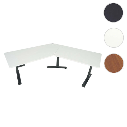 Cosmo Casa - Bureau - Verstelbaar - Metaal & MDF - Antracietgrijs