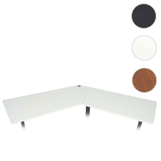 Cosmo Casa - Tafelblad Hoekbureau - Standaard - MDF - Wit - 120 cm