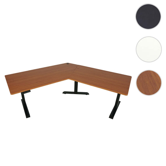 Cosmo Casa - Bureau - Verstelbaar - Metaal & MDF - Naturel & Zwart