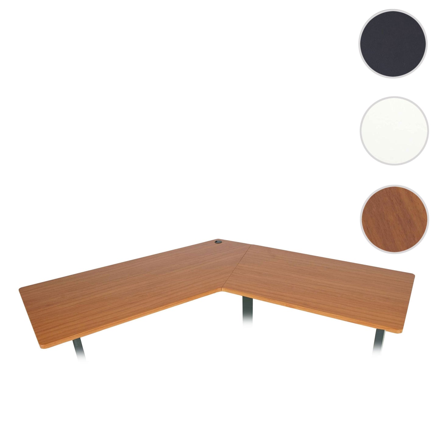 Cosmo Casa - Tafelblad Hoekbureau - Standaard - MDF - Naturel - 120 cm