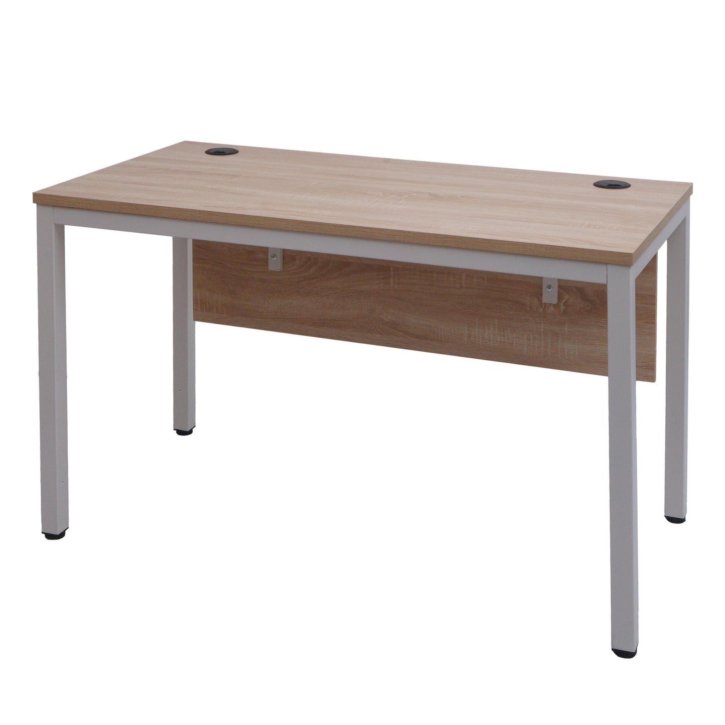 Cosmo Casa - Bureau - Kantoortafel Computertafel - Metaal & MDF - Wit - 120×60 cm