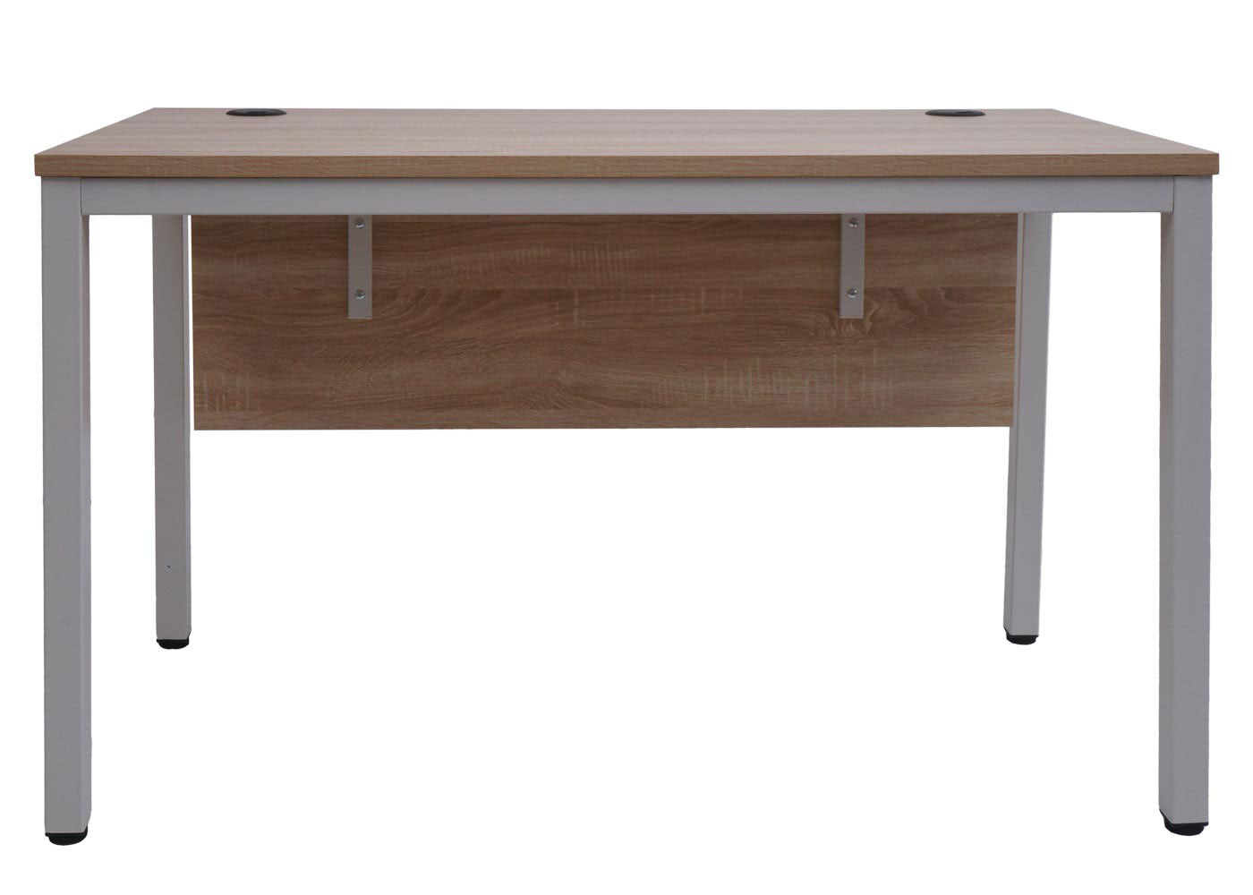 Cosmo Casa - Bureau - Kantoortafel Computertafel - Metaal & MDF - Wit - 120×60 cm