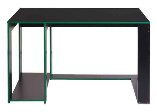 Cosmo Casa - Bureau - Computerbureau - Metaal - Zwart-groen - 120×60×76 cm