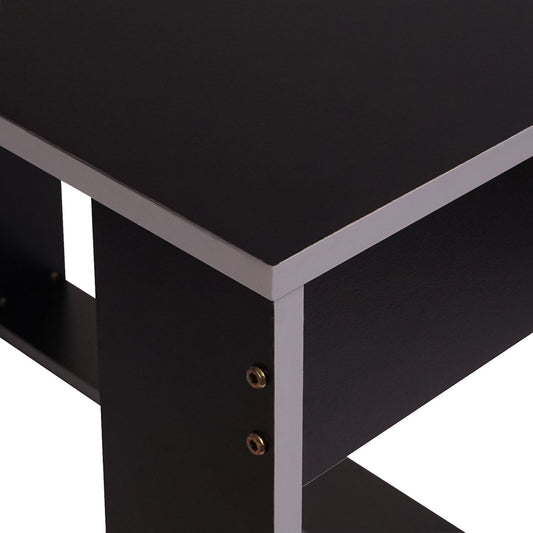 Cosmo Casa - Bureau - Computerbureau - Metaal - Zwartgrijs - 120×60×76 cm