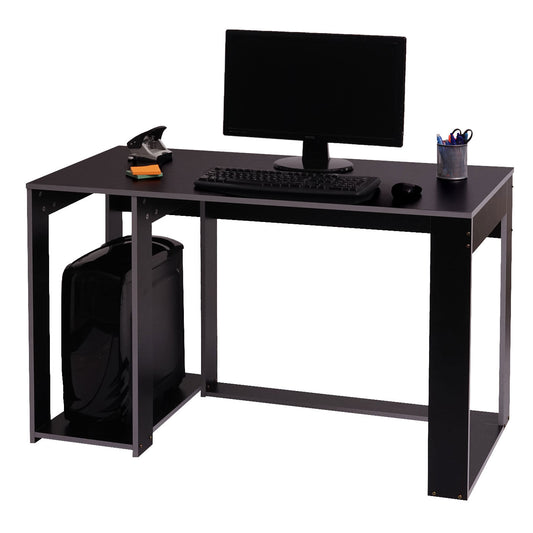 Cosmo Casa - Bureau - Computerbureau - Metaal - Zwartgrijs - 120×60×76 cm