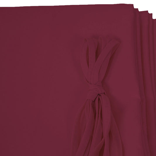 Cosmo Casa - Vervangende afdekking pergola paviljoen Baia - 4x4m - Bordeauxrood