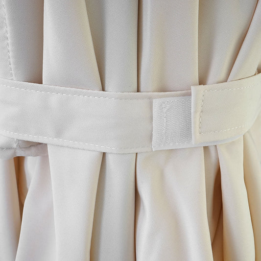 Cosmo Casa - Vervanghoes voor Luxe Parasol - 3x3m (+4,24m) - Polyester - Crème