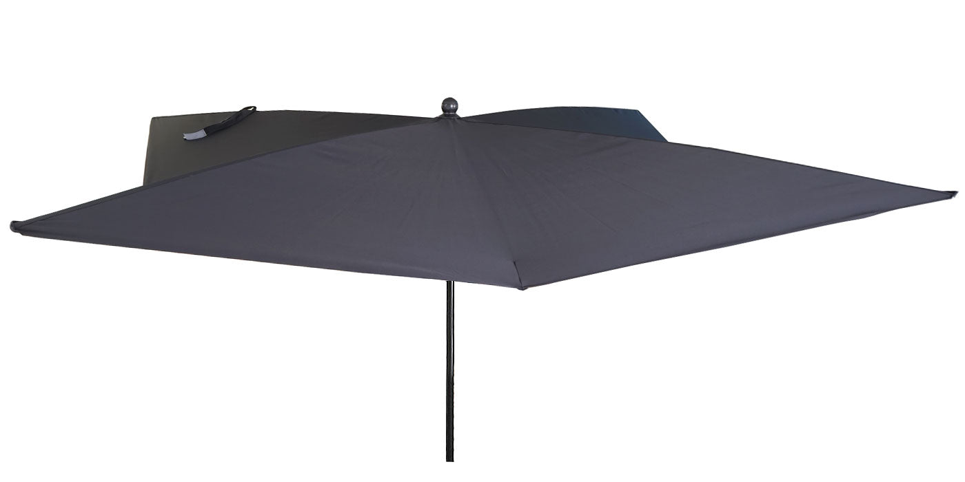 Cosmo Casa - Vervanghoes voor Luxe Parasol - 3x3m (+4,24m) - Polyester - Antraciet