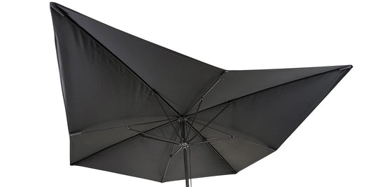 Cosmo Casa - Vervanghoes voor Luxe Parasol - 3x3m (+4,24m) - Polyester - Antraciet