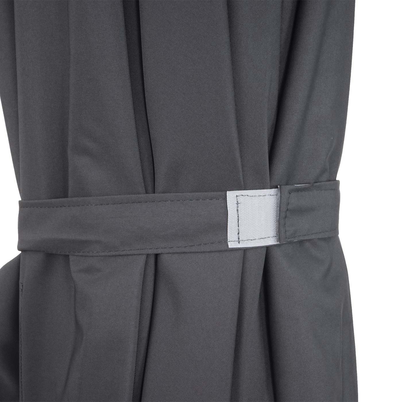 Cosmo Casa - Vervanghoes voor Luxe Parasol - 3x3m (+4,24m) - Polyester - Antraciet