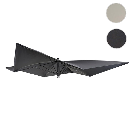 Cosmo Casa - Vervanghoes voor Luxe Parasol - 3x3m (+4,24m) - Polyester - Antraciet