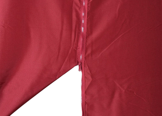 Cosmo Casa - Set van 4 zijwanden voor pergola - Vervangende zijwand voor prieel - 3x3m - Polyester bordeauxrood