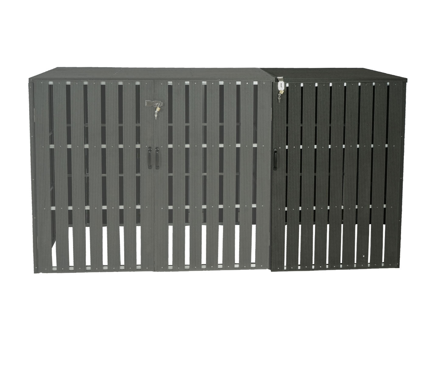 Cosmo Casa - Vuilnisbakbekleding - Verlenging - Metaal & Houtlook - Antraciet