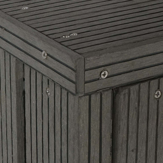 Cosmo Casa - Afvalcontainerbekleding - Verlenging - WPC & Metaal - Grijs