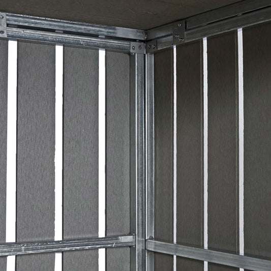 Cosmo Casa - Afvalcontainerbekleding - Verlenging - WPC & Metaal - Grijs