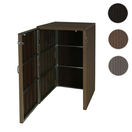 Cosmo Casa - Vuilnisbakbekleding - Premium - Metaal & WPC - Bruin
