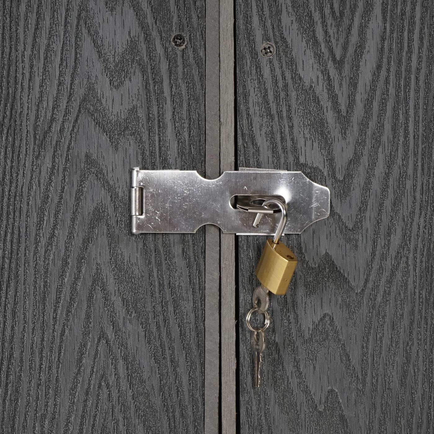 Cosmo Casa - Vuilnisbakbekleding - Premium - WPC & Metaal - Grijs