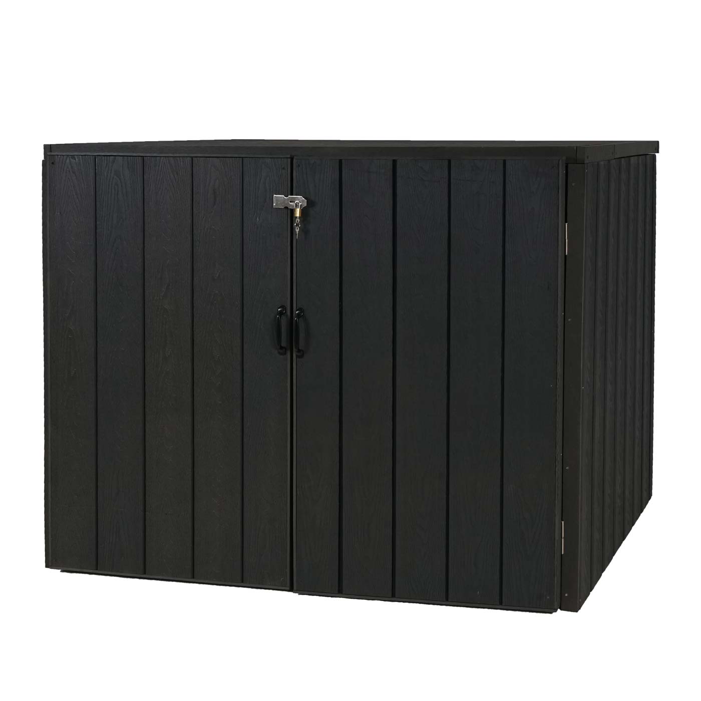 Cosmo Casa - Afvalcontainerbekleding - Premium - WPC & Metaal - Antraciet