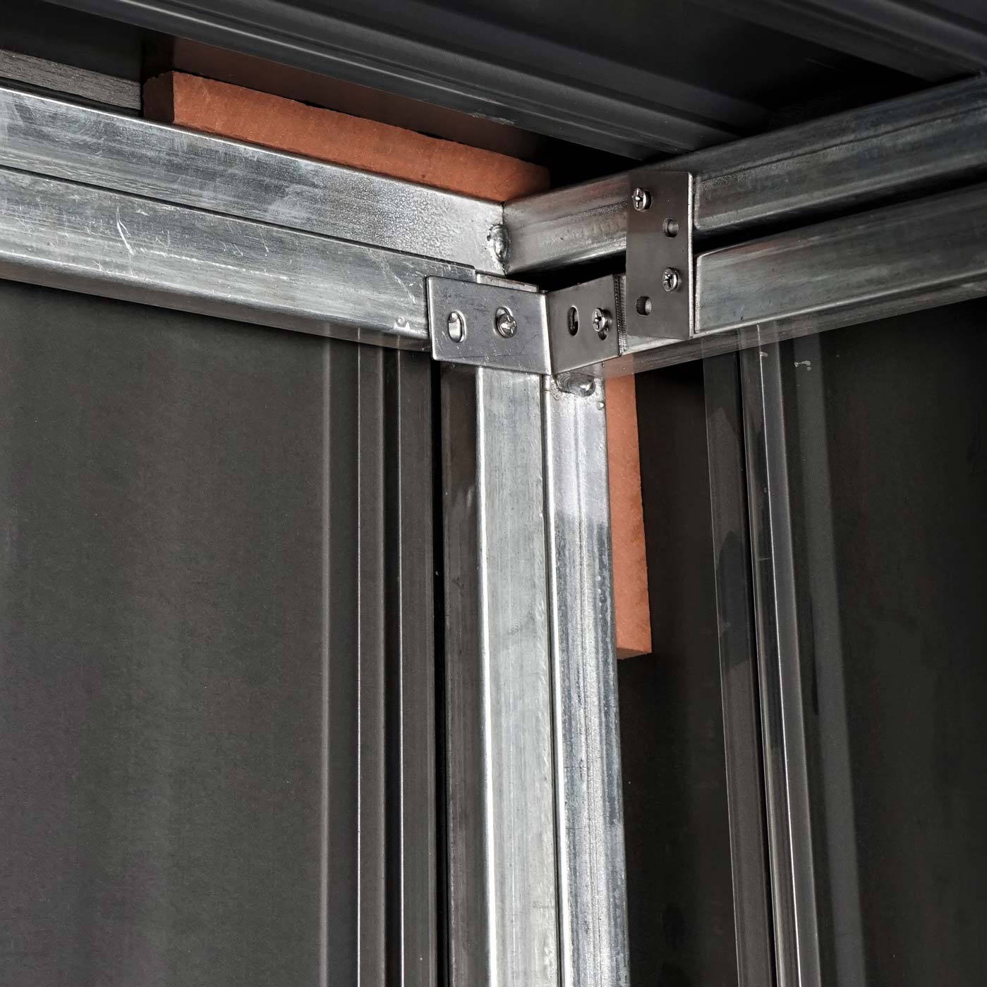 Cosmo Casa - Afvalcontainerbekleding - Premium - WPC & Metaal - Antraciet