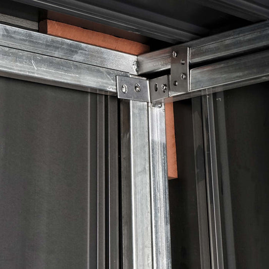 Cosmo Casa - Afvalcontainerbekleding - Premium - WPC & Metaal - Antraciet