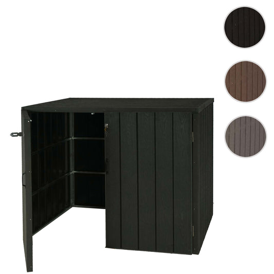 Cosmo Casa - Afvalcontainerbekleding - Premium - WPC & Metaal - Antraciet