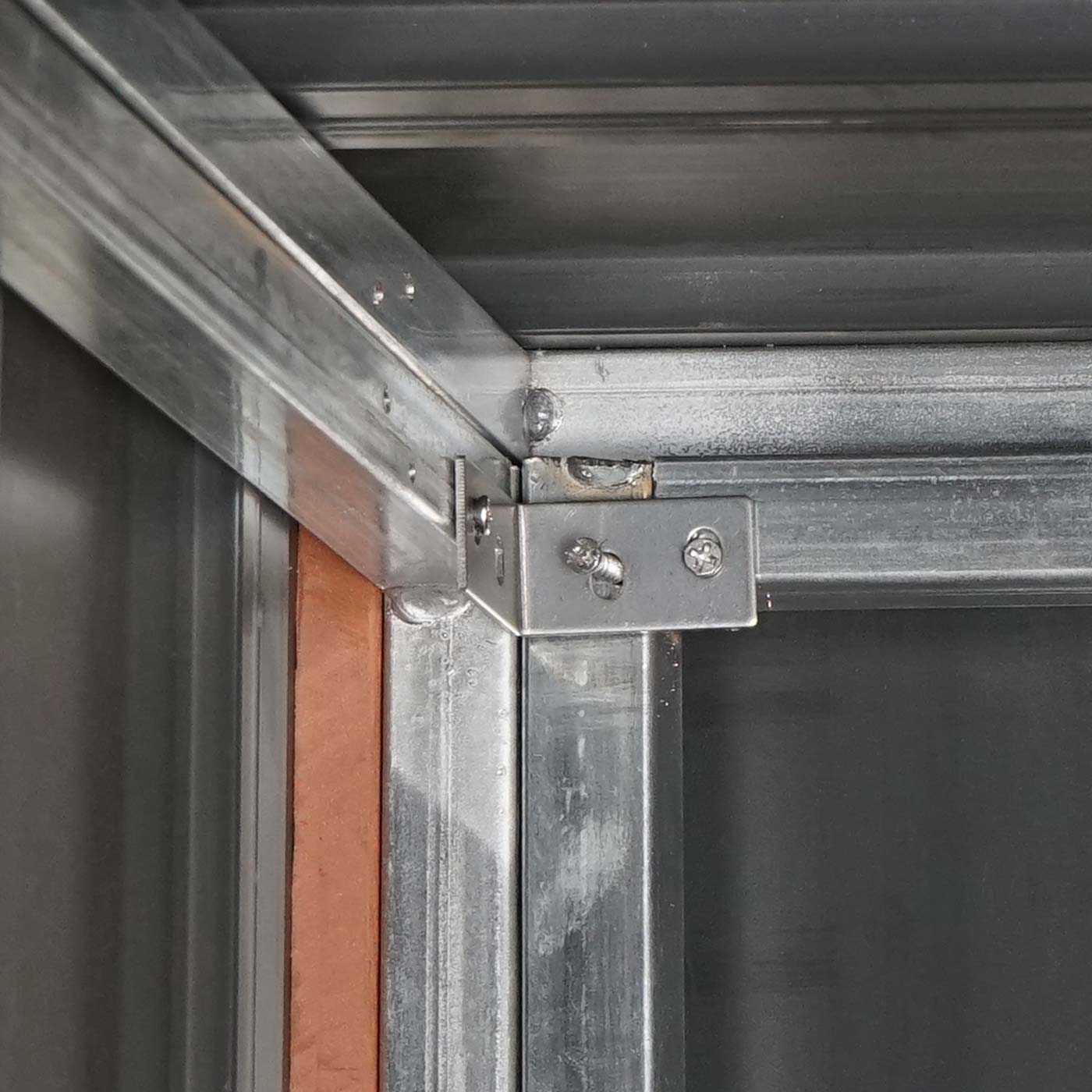 Cosmo Casa - Afvalcontainerbekleding - Verlenging - WPC & Metaal - Grijs