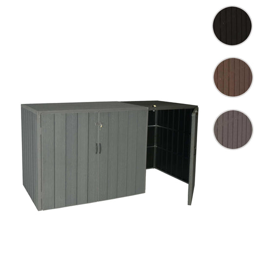Cosmo Casa - Afvalcontainerbekleding - Verlenging - WPC & Metaal - Grijs