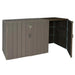 Cosmo Casa - Afvalcontainerbekleding - Verlenging - WPC & Metaal - Bruin