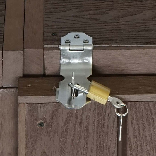 Cosmo Casa - Afvalcontainerbekleding - Verlenging - WPC & Metaal - Bruin