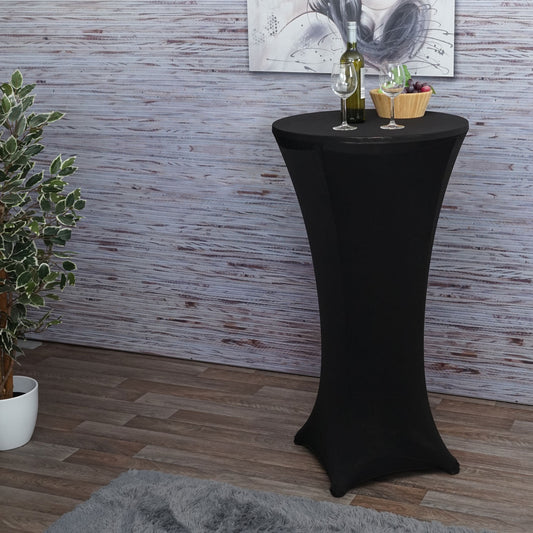 Cosmo Casa - Bartafelhoes - Elastische Tafelhoes - Textiel - Zwart