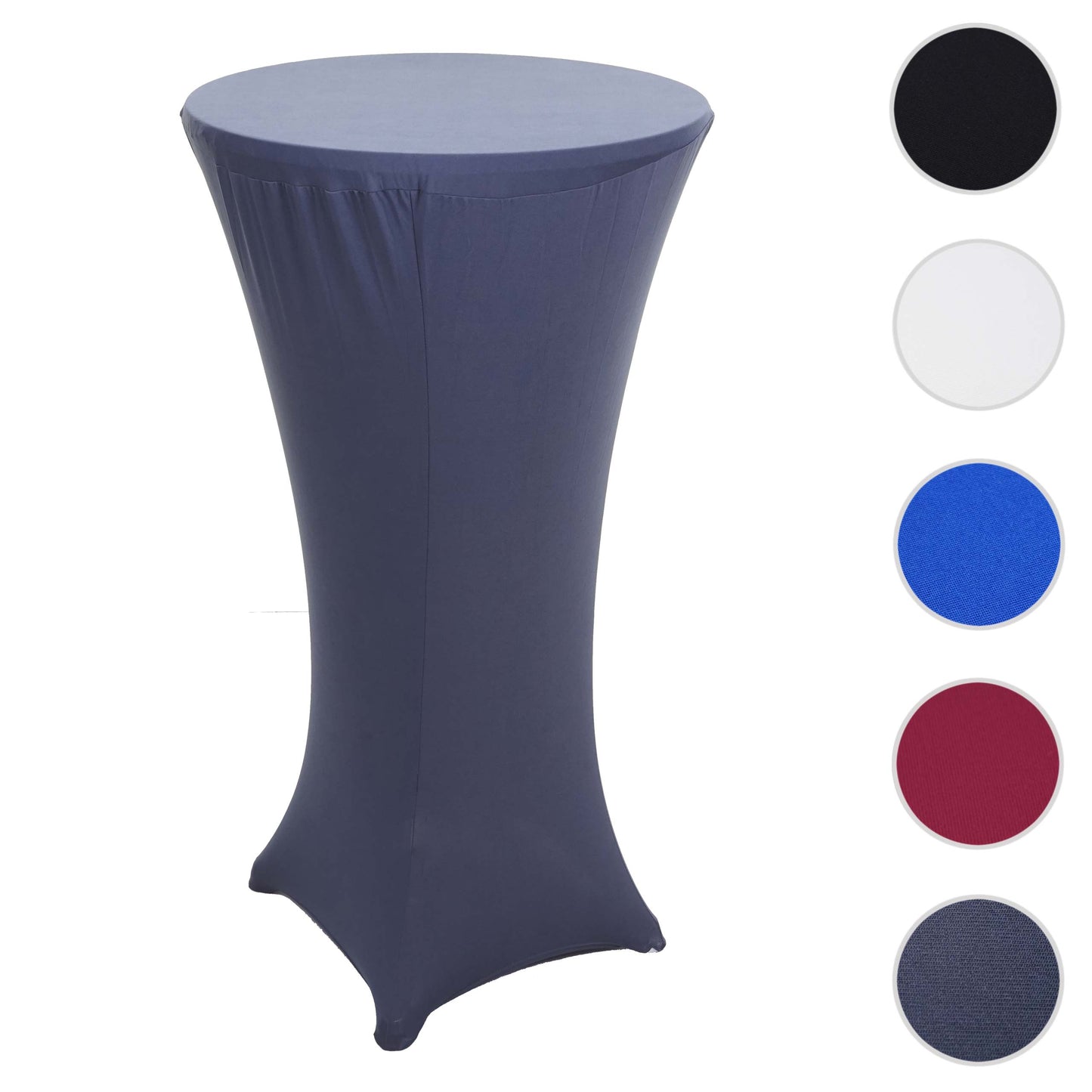 Cosmo Casa - Bartafelhoes - Elastische Tafelhoes - Textiel - Antracietgrijs