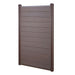 Cosmo Casa - WPC Zichtscherm Sarthe - Smal Basiselement - WPC Paal - Bruin - 100 cm