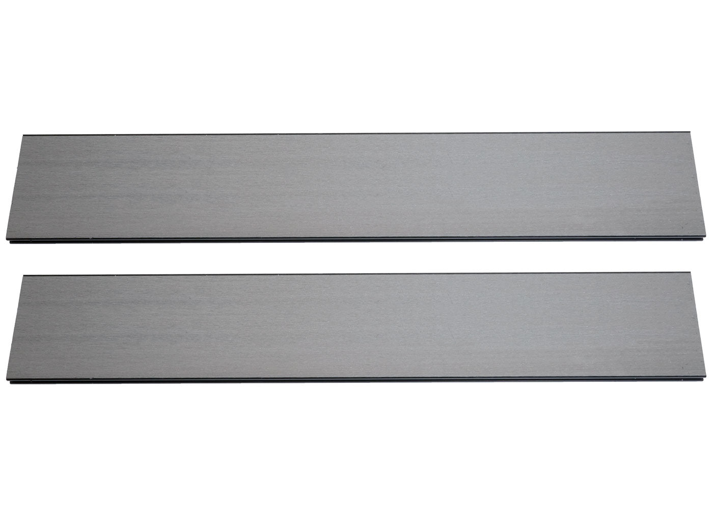 Cosmo Casa - Set van 7 Latten voor WPC Privacyscherm Sarthe - Windbeschermingsplanken & FSC-gecertificeerd - WPC - Grijs - 1 m² - 90 cm