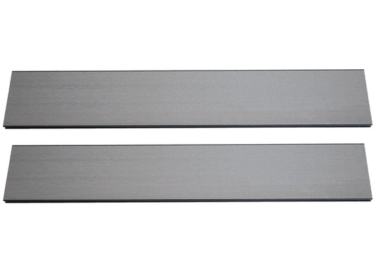 Cosmo Casa - Set van 7 Latten voor WPC Privacyscherm Sarthe - Windbeschermingsplanken & FSC-gecertificeerd - WPC - Grijs - 1 m² - 90 cm