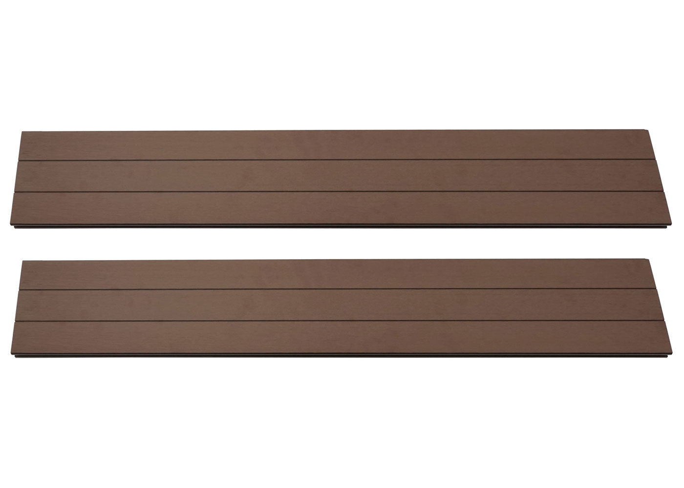 Cosmo Casa - Set van 7 Lamellen voor WPC Privacyscherm Sarthe - Windbeschermingsplanken & FSC-gecertificeerd - WPC - Bruin - 90 cm