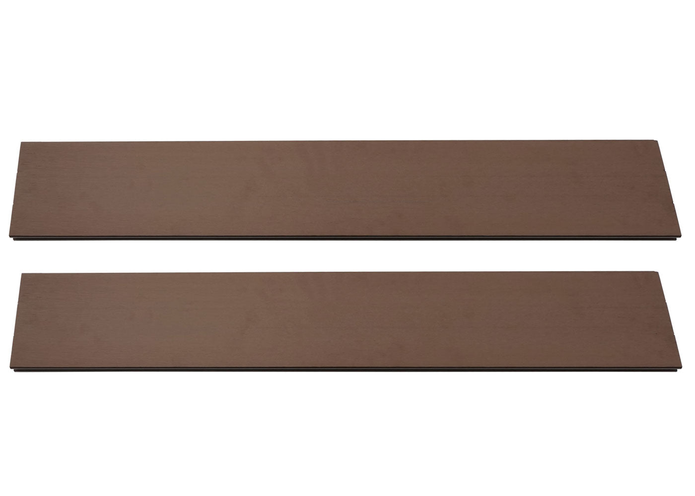 Cosmo Casa - Set van 7 Lamellen voor WPC Privacyscherm Sarthe - Windbeschermingsplanken & FSC-gecertificeerd - WPC - Bruin - 90 cm