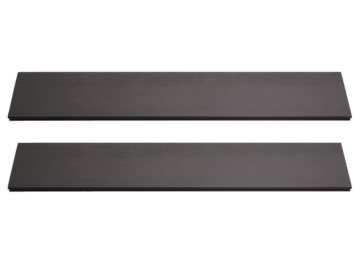 Cosmo Casa - Set van 7 Lamellen voor WPC Privacyscherm Sarthe - Windbeschermingsplanken & FSC-gecertificeerd - WPC - Antraciet - 90 cm