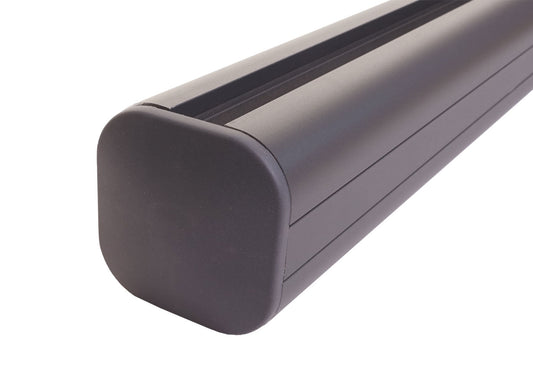 Cosmo Casa - Aluminium Paal Sarthe WPC Hekwerk - Zuilpaal & Insteeksysteem - Aluminium - Grijs - 98 cm