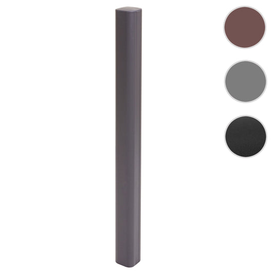 Cosmo Casa - Aluminium Paal Sarthe WPC Hekwerk - Zuilpaal & Insteeksysteem - Aluminium - Grijs - 98 cm