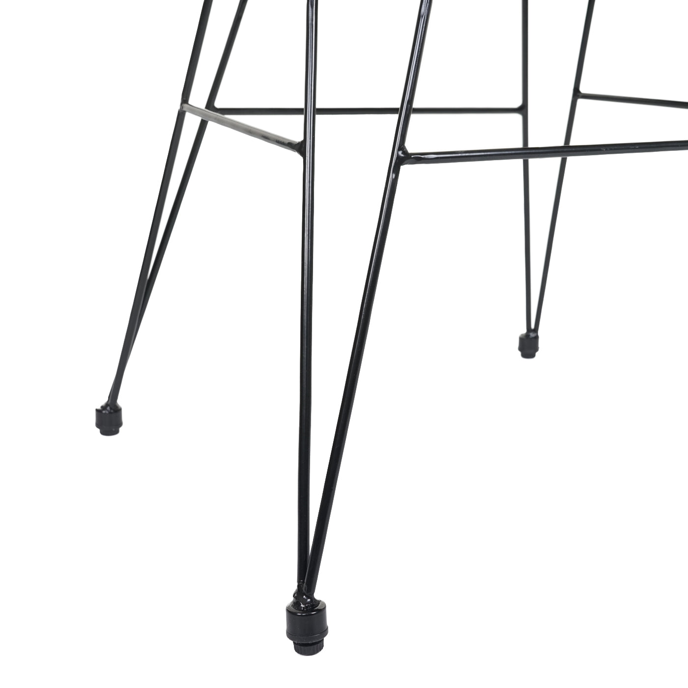 Cosmo Casa - Polyrotan Set - Balkonset Tuinset Zitgroep - Stoel Touw - Antraciet met Antraciet Kussen