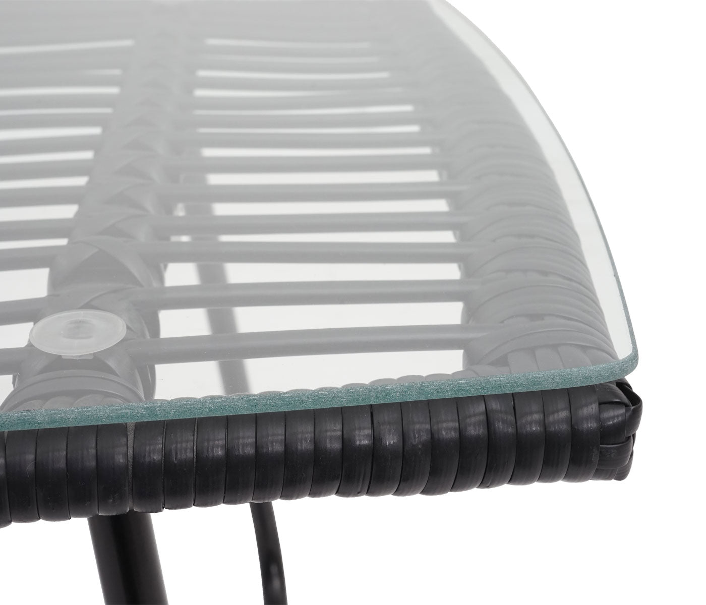 Cosmo Casa - Polyrattan Set - Tuinbankset Zitgroep Stoel - Touw - Antraciet - Bekleding Antraciet zonder Sierkussens