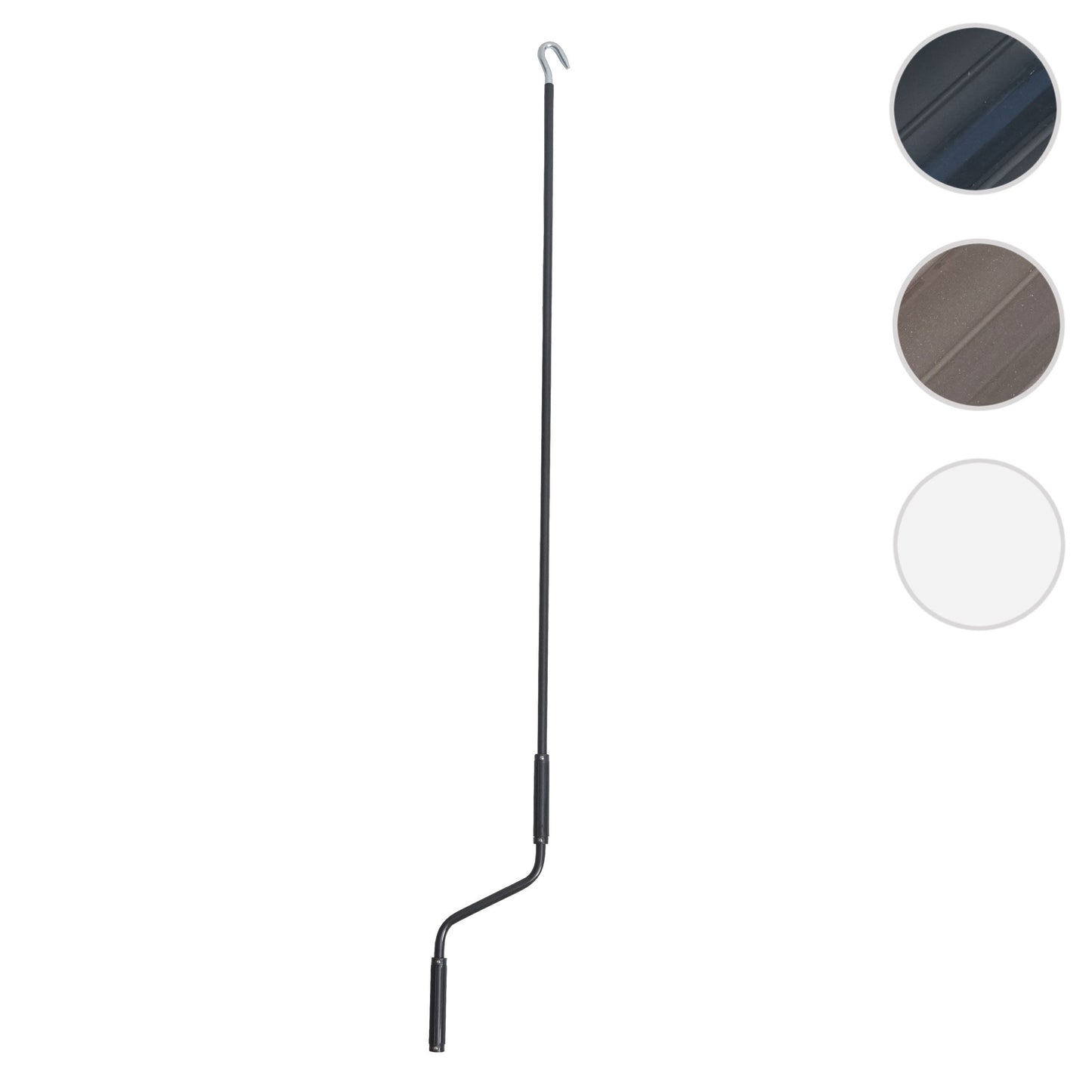 Cosmo Casa - Handzwengel - Zonneschermen - Zonneschermzwengel - 150cm - Antraciet