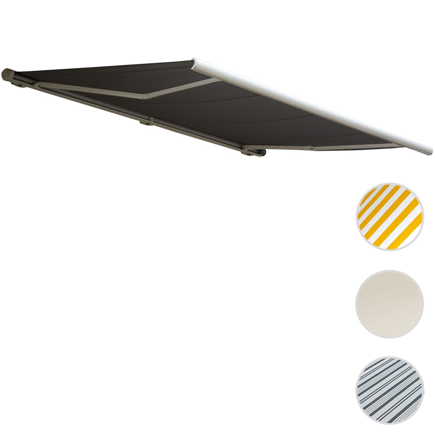 Cosmo Casa - Elektrisch Cassettescherm - Volledige Cassette 5×3 m - Acryl - Antraciet