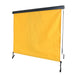 Cosmo Casa - Verticale zonwering - Privacyscherm buiten - Rolgordijn UV-werend 50 doek - 250x180cm - Geel