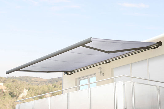 Cosmo Casa - Vervangende hoes luifel - Volledige cassette zonwering - 4,5x3m - Acryl crème