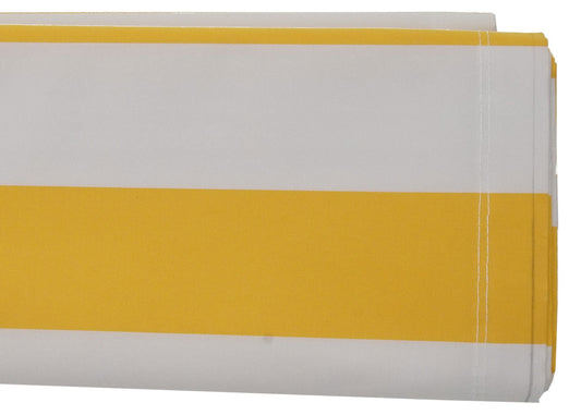 Cosmo Casa - Luifelhoes - Volledig cassette - Polyester - Geel-Wit - 5×3 m